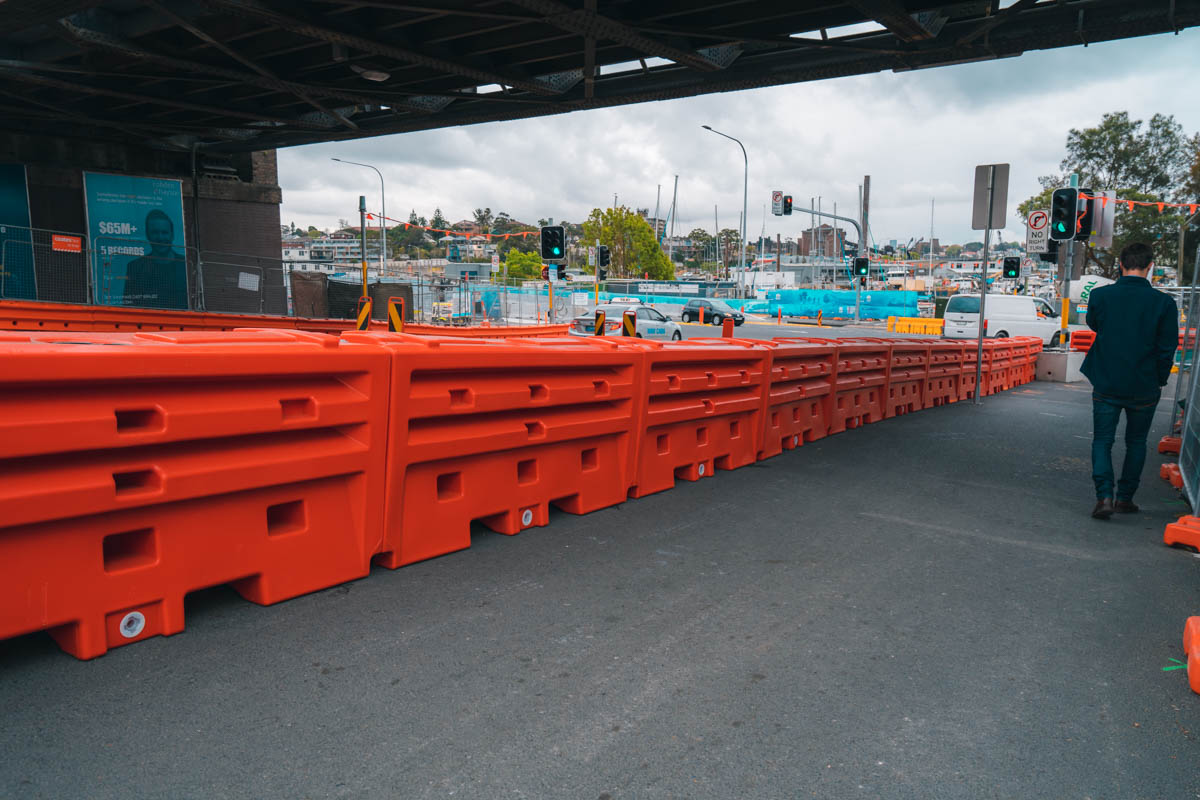 Water Filled Barriers Brisbane Buy Plastic Jersey Barriers Jaybro