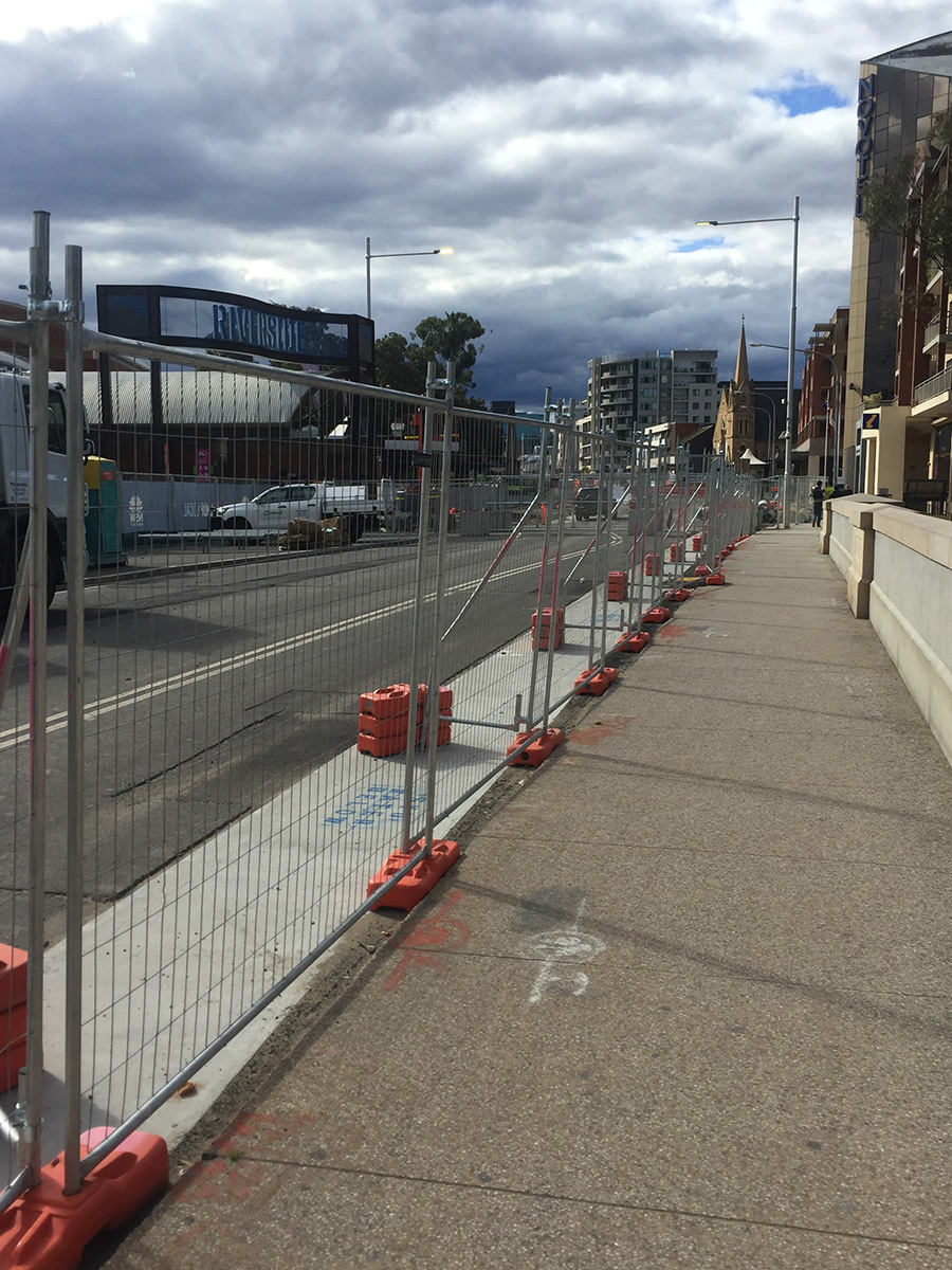 Fortress Fencing and barriers at Parramatta Light Rail Jaybro Blog