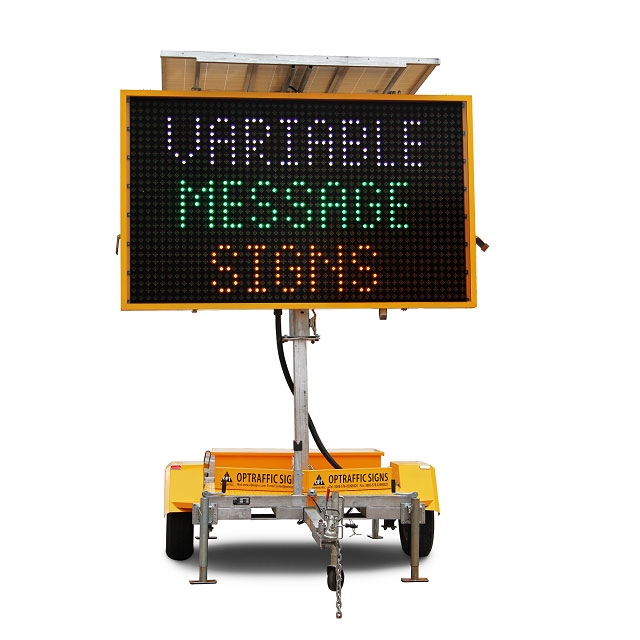 VMS Sign Boards & Variable Message Sign Trailers - SA Road Signage