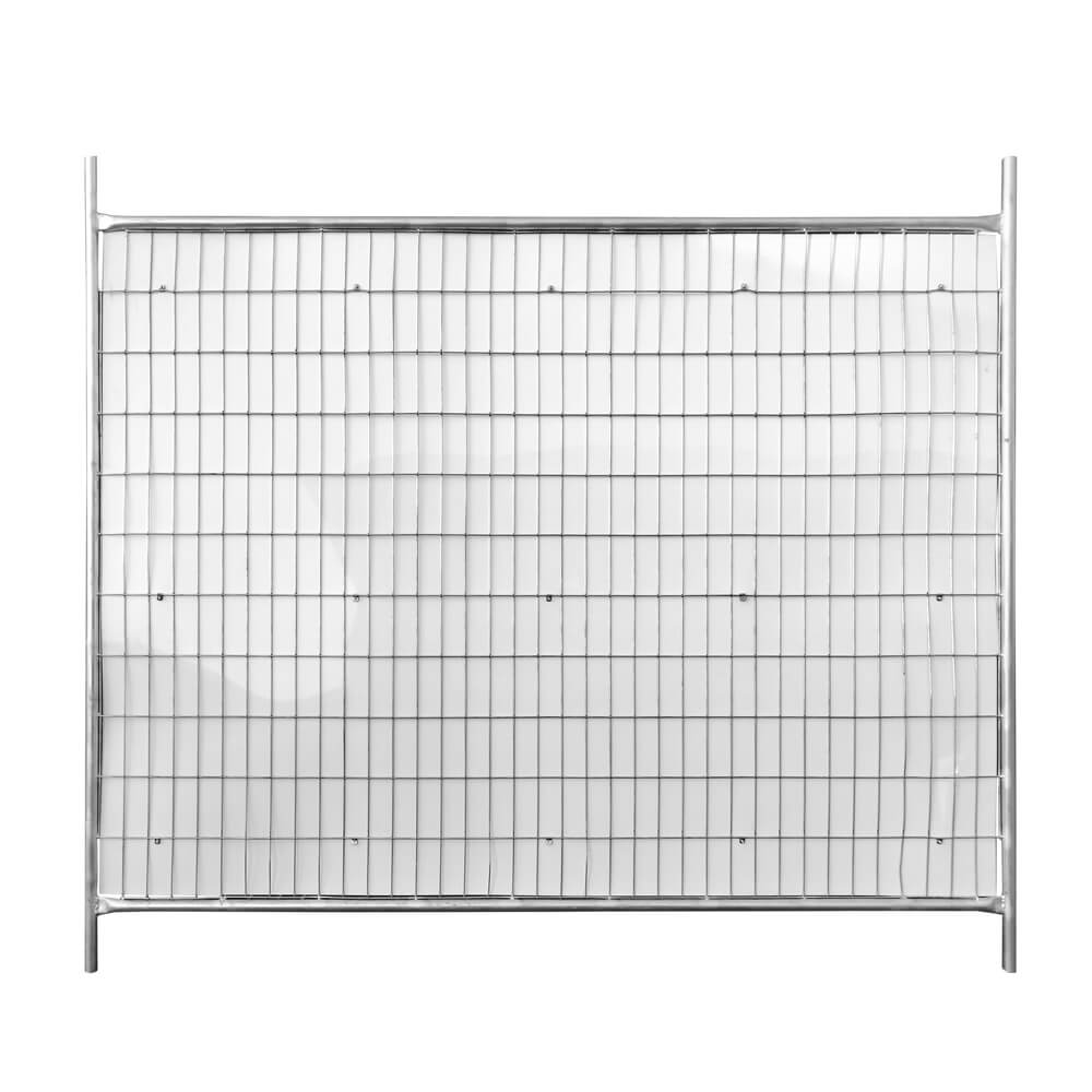 heavy duty temp fence panel with hdpe sheet