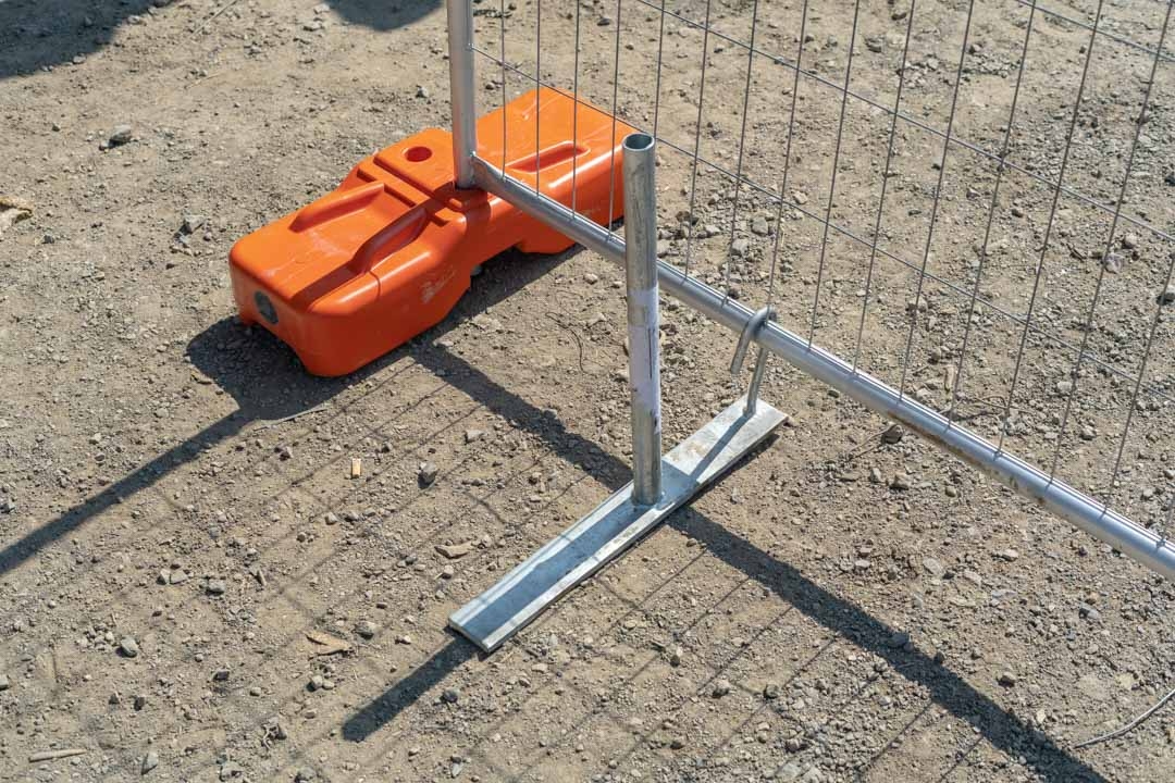 Custom Temp Fence Brace
