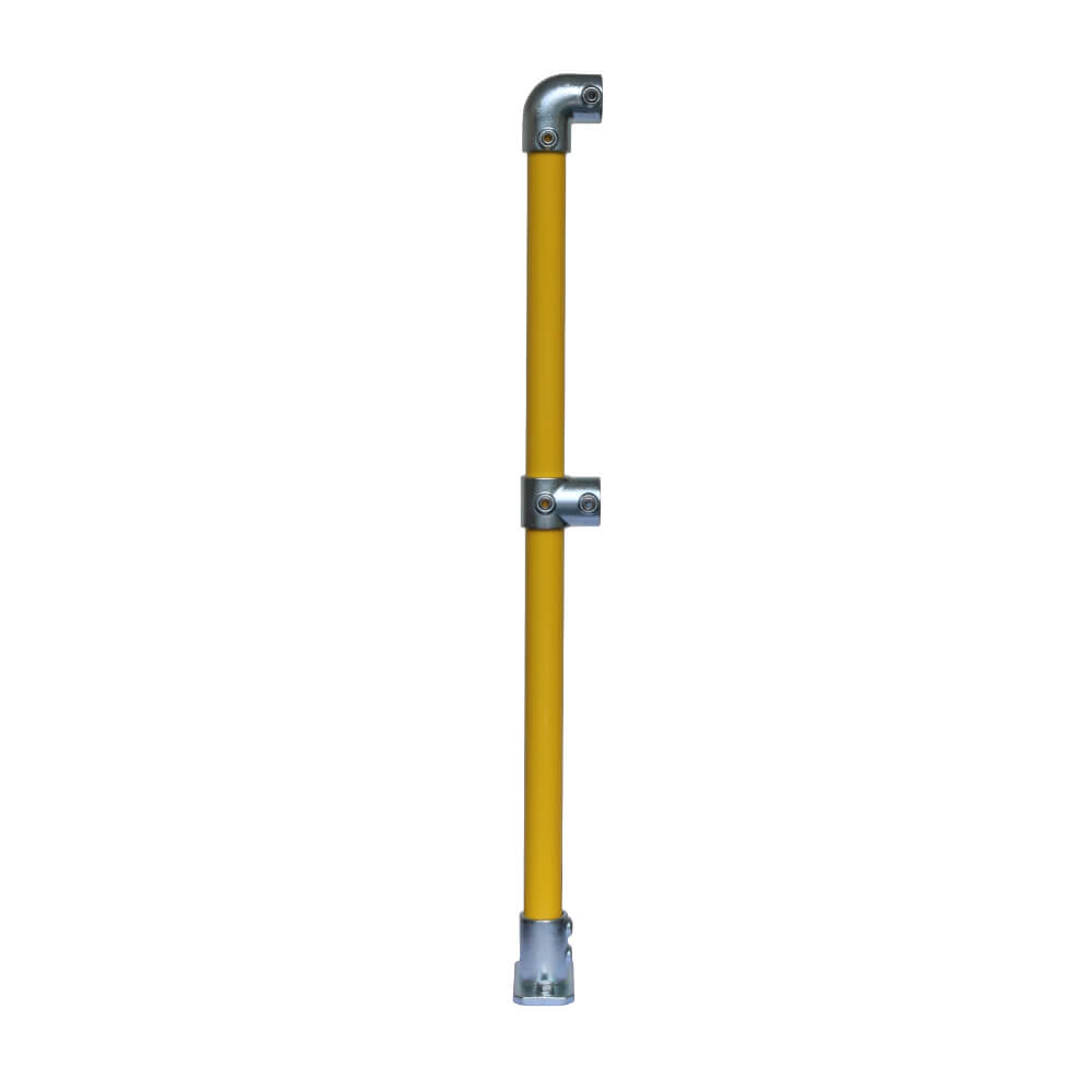 Standard Double Rail 4020-D48 End Post - Yellow