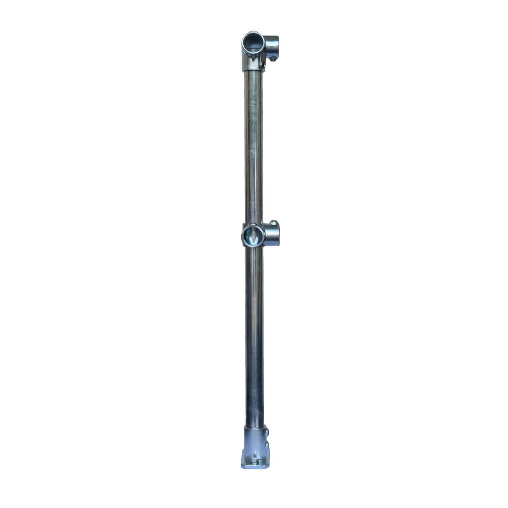 Standard Double Rail 4020-D48 Corner Post - Gal