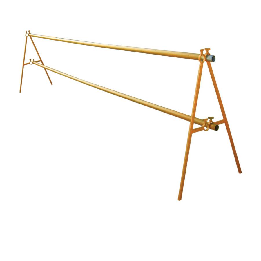 A Frame Stand Only -Swivel Top-P/Coated Yellow