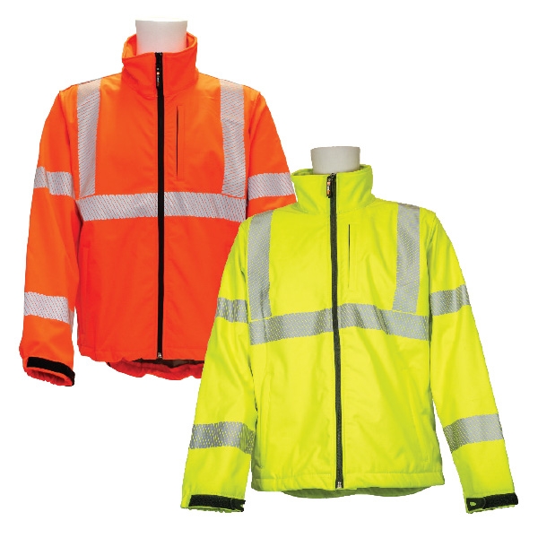 Hi-Vis Soft Shell Jacket - Reflective Taped