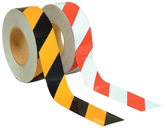 Reflective red & White Tape Class 2