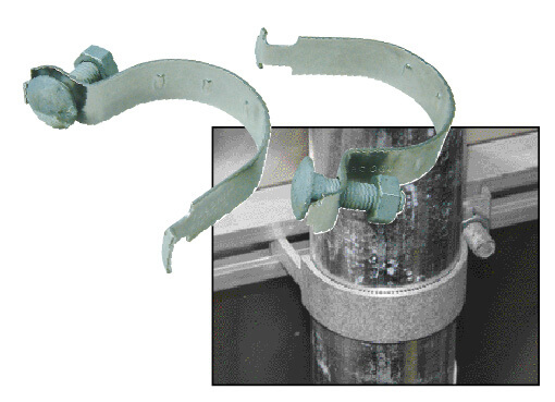 Anti Rotational Clip With Bolt 60mm