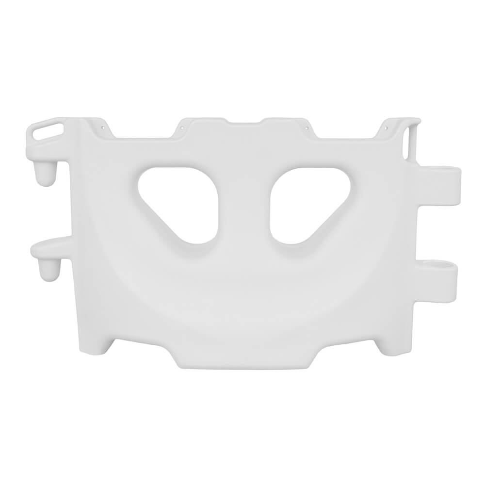 Trafix 1500 Lite Water Filled Barriers - White front