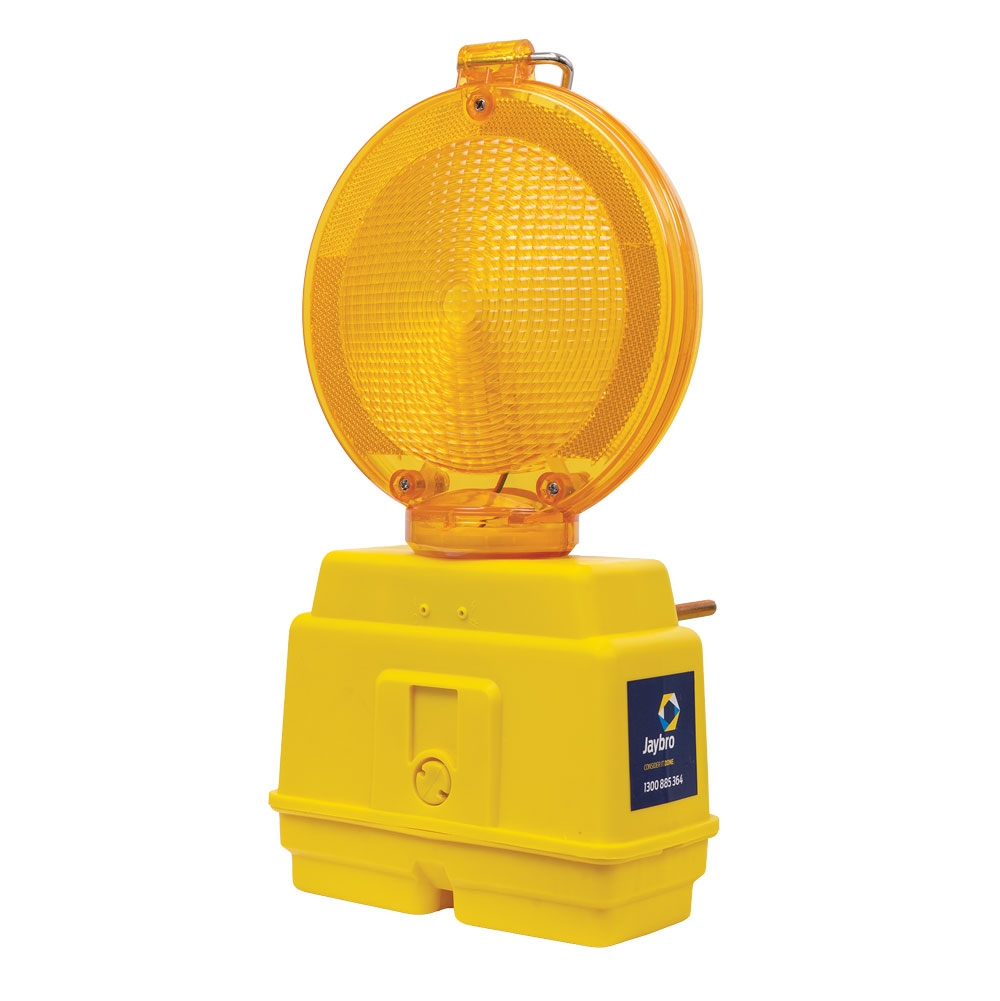 Hazard Lamp With Anti-Vandal Bracket - Flashing