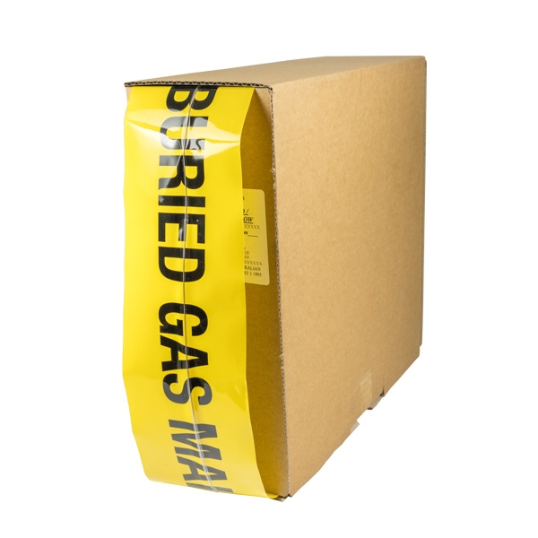 Mains Marker Tape Detectable Yellow Gas Main