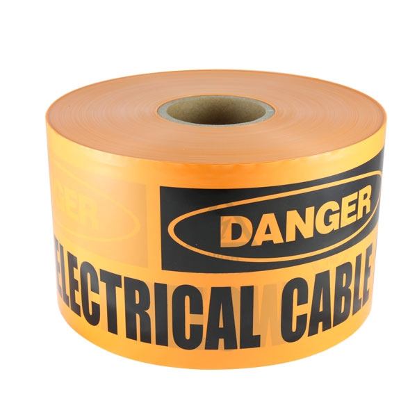 Mains Marker Tape Non-Detectable Orange (Electricity Main)