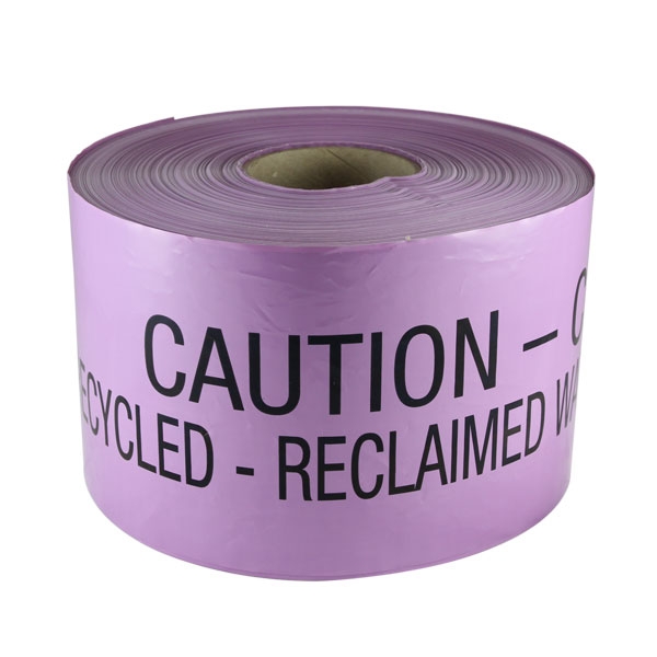 Mains Marker Tape Non-Detectable Lilac (Recycled Water Main)