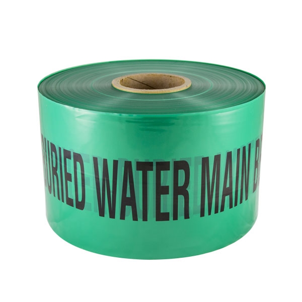 Mains Marker Tape Non-Detectable Green (Water Main)