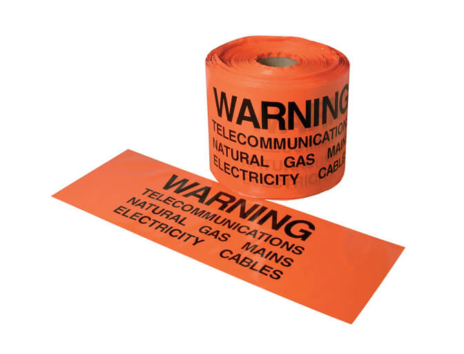 Mains Marker Tape - 3-Way Mains Marker Tape