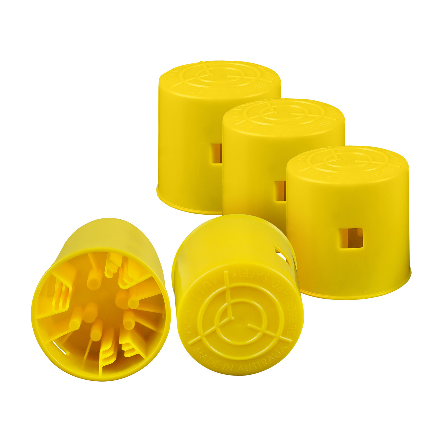 Inside view of star post caps