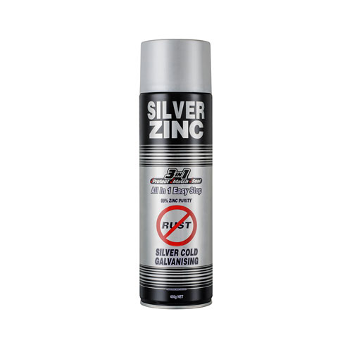 Cold Galvanising Spray 350g Silver Jaybro - Main Image