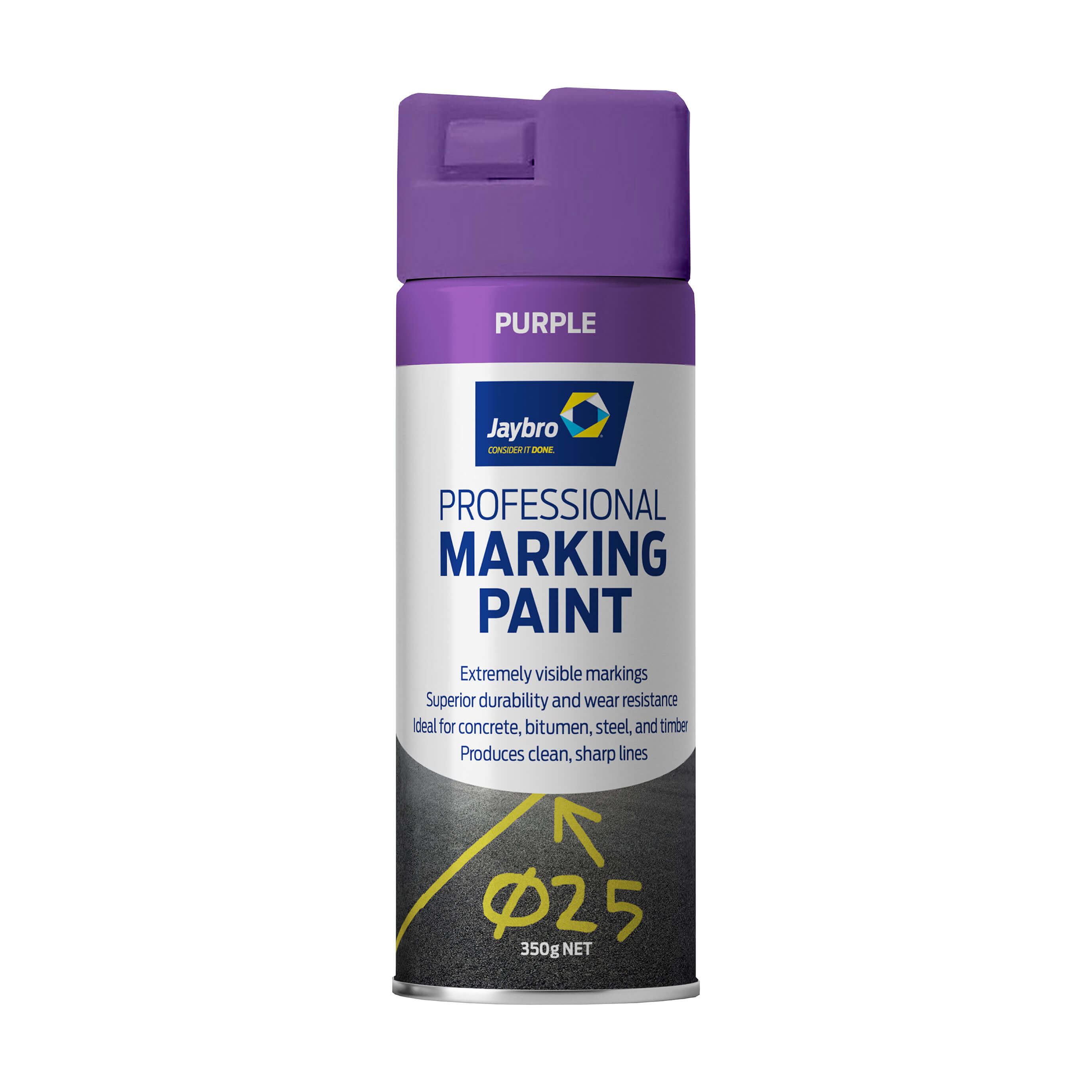 Jaybro Professional Spot Paint 350g Purple front view