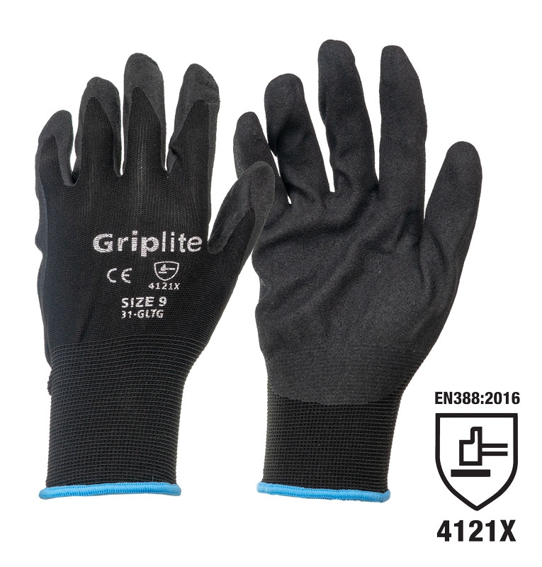 Griplite Two Gloves Size 9