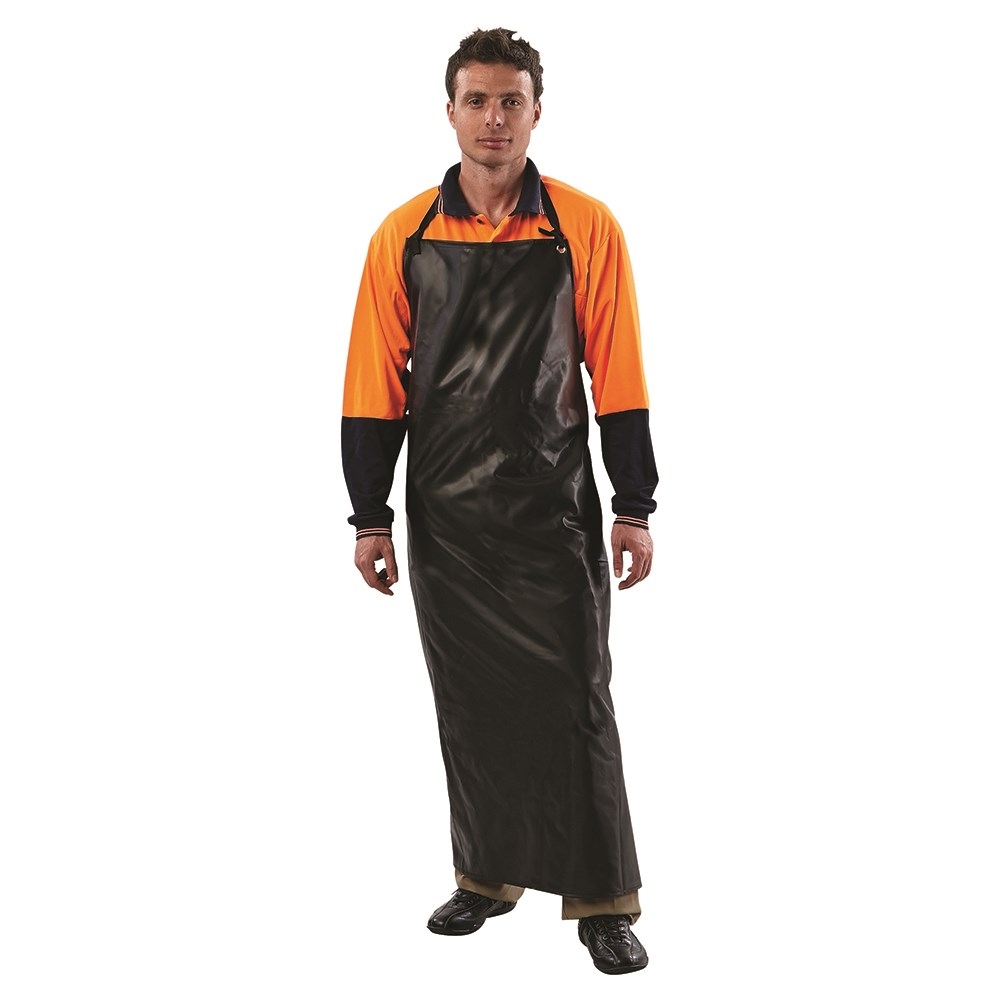 Black PVC Apron, 120cm Jaybro