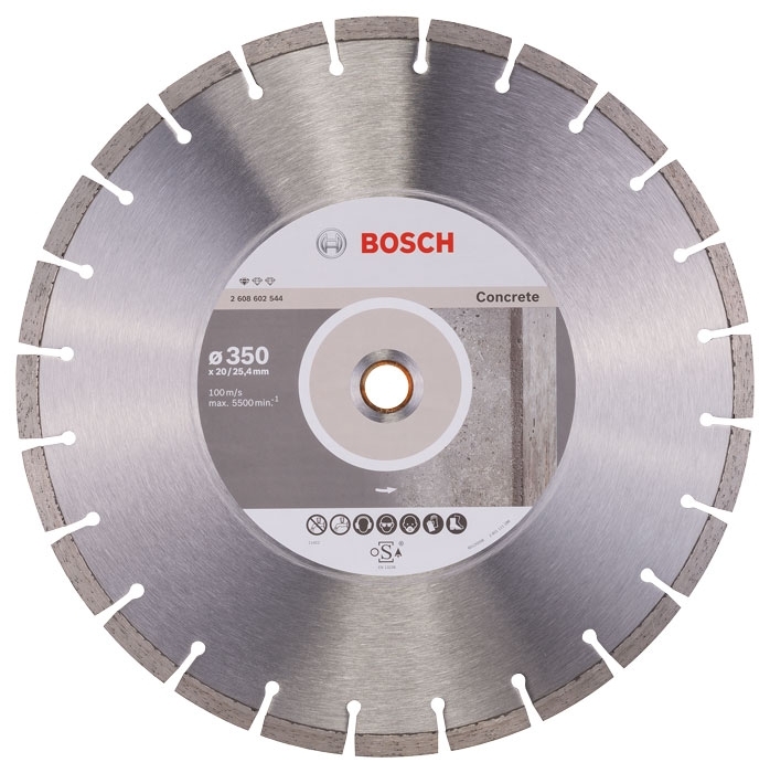 Bosch Diamond Cutting Disc Standard For Asphalt 350 x 20/25.4mm