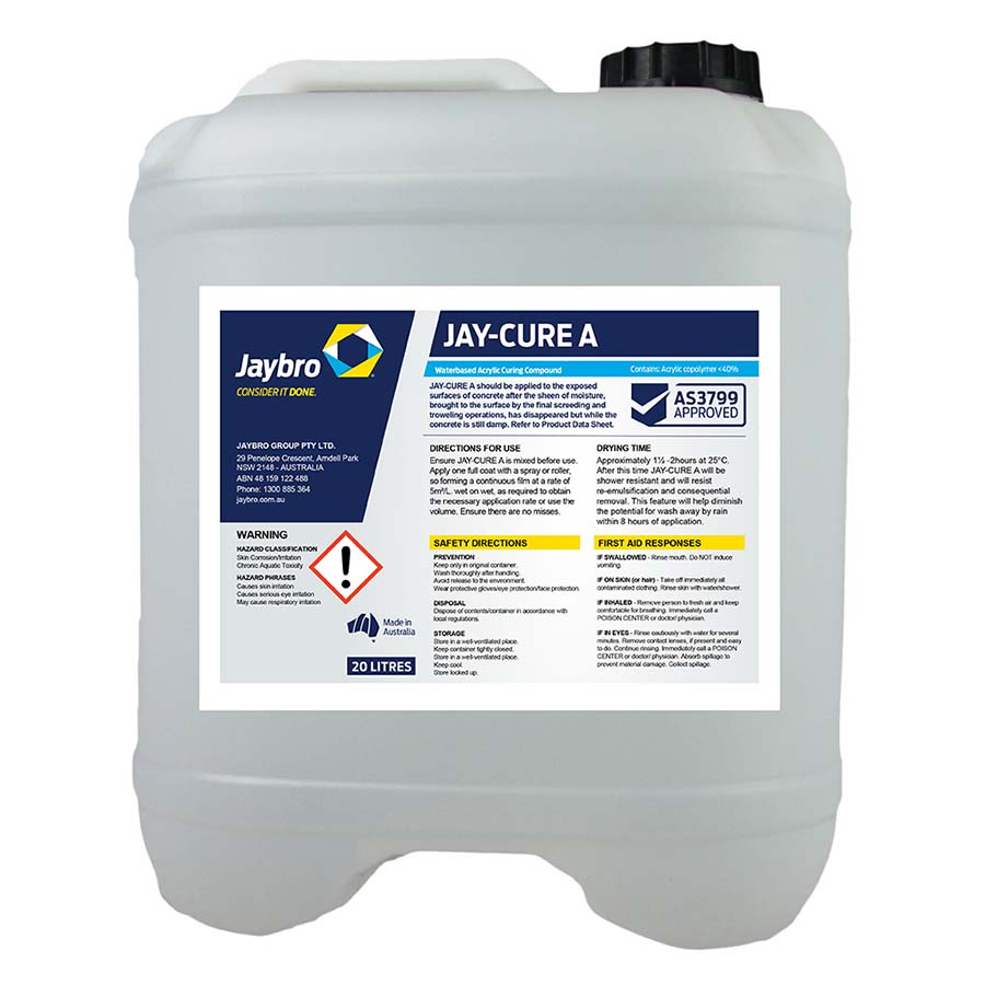 JAY-CURE A - Acrylic Polymer/Water Based - 20L
