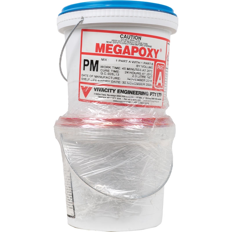 Megapoxy PM White Epoxy Paste 4L Kit