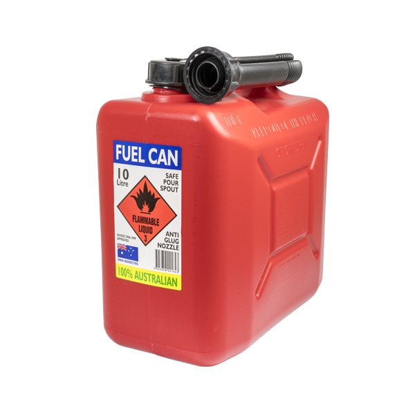 Red Fuel Container 10L Capacity
