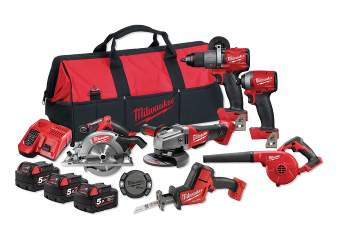 Milwaukee 6 Piece Cordless Kit