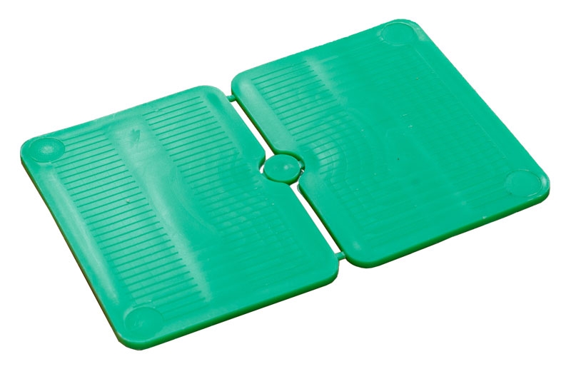 Half Panel Shim 75 x 100x 3mm Green - 200pk