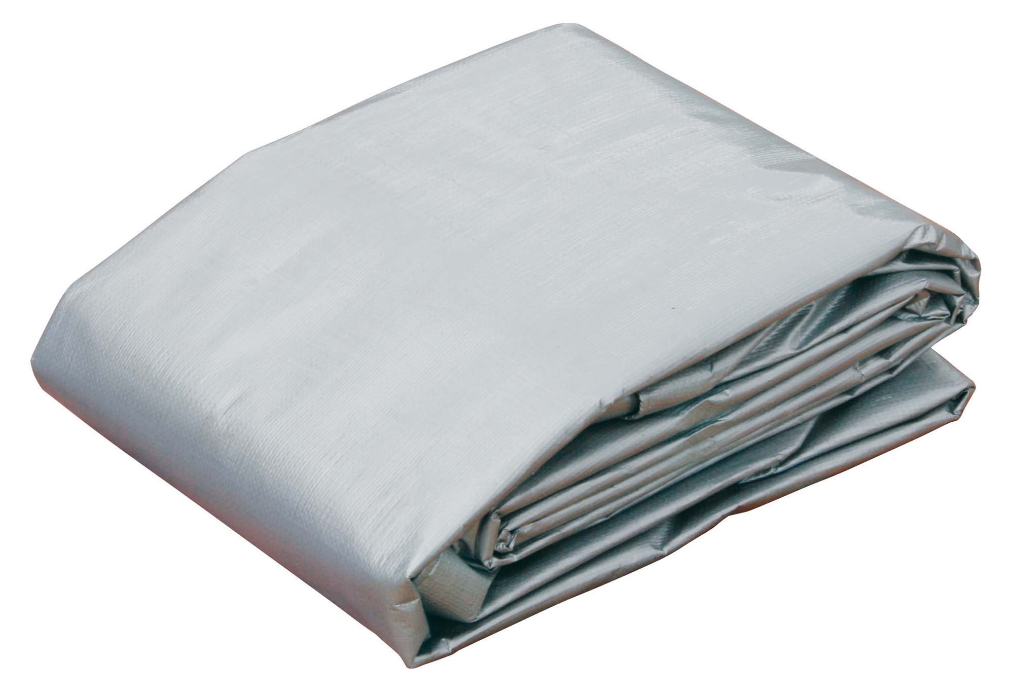 Tarpaulin, 7.3 x 4.8m, Silver/Black