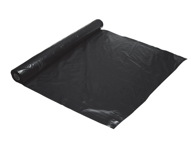 Black Builders Plastic Heavy Duty 50m Roll