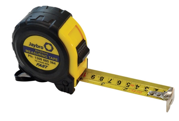 8m x 32mm Jaybro Tape Measure