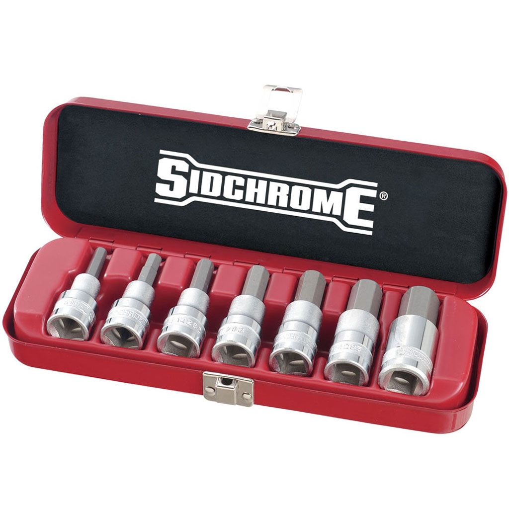 7 Piece 1/2" Drive In-Hex Socket Set