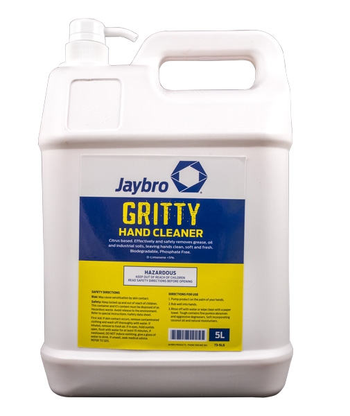 5L Gritty Hand Wash Soap, Dispenser Bottle With Pump