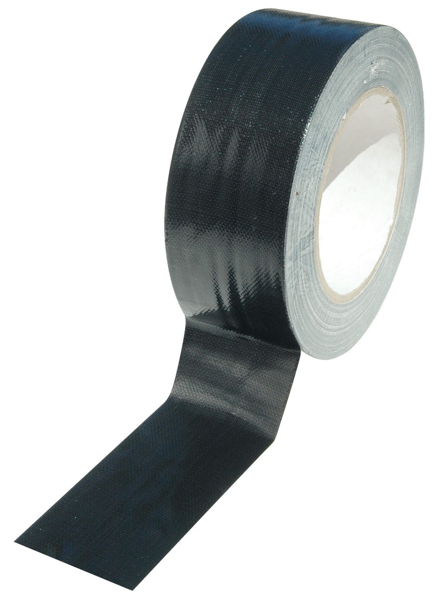 Cloth Tape 48 mm x 25 metre Roll, Black