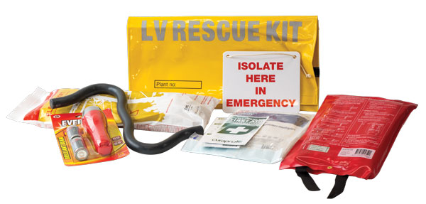 Electric Shock Low Voltage Rescue Kit - LV Rescue First Aid Kit for Electricians