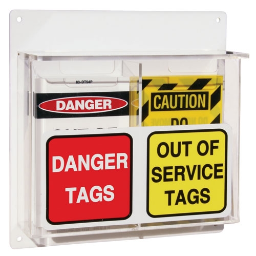 LOTO Wall Mount Tag Station - 250mm x 250mm