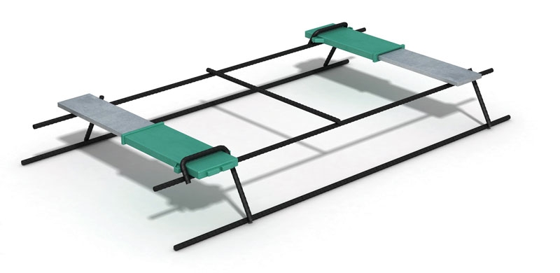 Connolly Dowel Cradle 10mm x 300mm Galvanised Plate Dowel, 125mm Slab