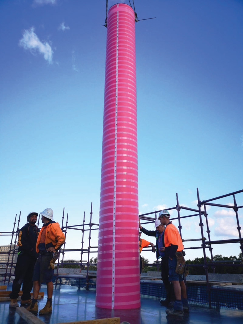 Consystex Medium Duty Column 250mm - Spiral Finish