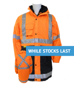 Jacket Fire Resistant - Convertible 4 In1 Hi-Vis Two Tone