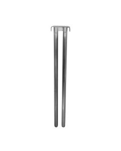 Galvanised pins to suit water Barriers (double prong circle)
