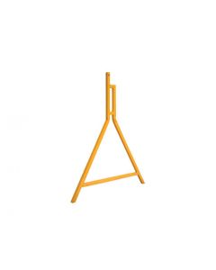 Barrier Board Stand Metal Yellow