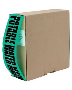 Mains Marker Tape Detectable Green (Potable Water Main)