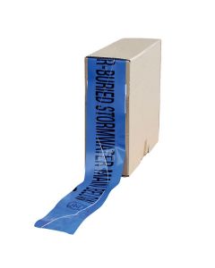 Mains Marker Tape Detectable Blue (Stormwater Main) 