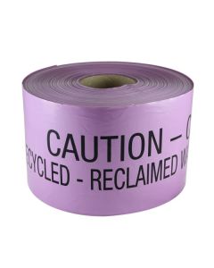 Mains Marker Tape Non-Detectable Lilac (Recycled Water Main) 