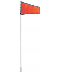 Vehicle Safety Flag And Pole Kit, 3m