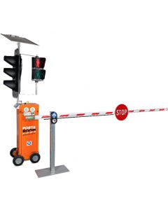 Portaboom PB2000L Remote Controlled Portable Boom Gate with Traffic Light Accessories