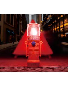 Safety Warning Light LED Red with Base
