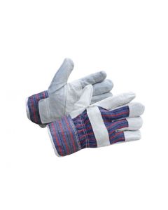 Labourer Gloves Spilt Leather Candy Back