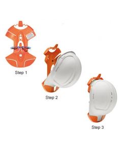 Cap Grip - Hard Hat Storage Bracket Fluoro Orange